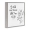 Stupell Industries Be Still Spiritual Proverb Framed Giclee By Val Rhodes
